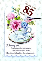 Celebrating 85 Years - Birthday Greeting Card - 05994-2 - $2.79
