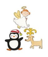 Ellison Sizzix Sizzilts 3 Die Sets/Pkg-Small Christmas #7 - $26.99 CAD