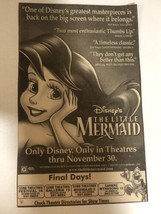 Disney The Little Mermaid Tv Guide Print Ad  TPA23 - £4.64 GBP