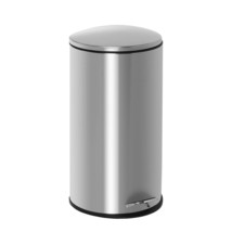 Honey-Can-Do Semi-Round Stainless Steel Step Trash Can with Lid, 30-Lite... - €82,77 EUR