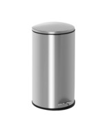 Honey-Can-Do Semi-Round Stainless Steel Step Trash Can with Lid, 30-Lite... - $95.75