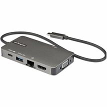 StarTech.com USB-C Multiport Adapter - USB-C to 4K 30Hz HDMI or 1080p VGA - USB  - £85.82 GBP