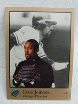 1992 Leaf Studio Baseball Card #154 Lance Johnson - £0.78 GBP