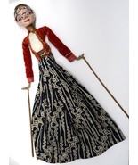 Vtg Indonesian Wayang Golek Wooden Rod Hand Puppet Marionette Gypsy Woma... - $49.99