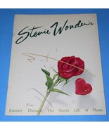 Stevie Wonder Concert Tour Program Journey Through The Secret Of Plants ... - $456.77 MXN