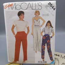 Vintage Sewing PATTERN McCalls 2044, Easy Misses 1985 Pants, Womens Plus... - $17.42