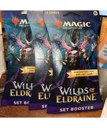 3 Pk- Magic the Gathering Wilds Of Eldraine Booster Pack New *Sealed* - €31,24 EUR