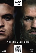 UFC 264 Fight Poster 11x17 Inches - Dustin Poirier vs Conor McGregor III 3 | NEW - £12.77 GBP