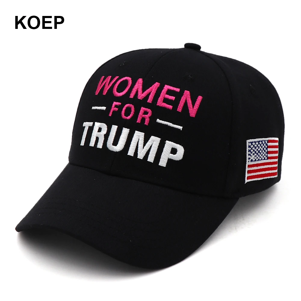Koep New Donald Trump 2024 Cap Usa Flag Baseball Caps Women For Trump Snapback - £13.86 GBP