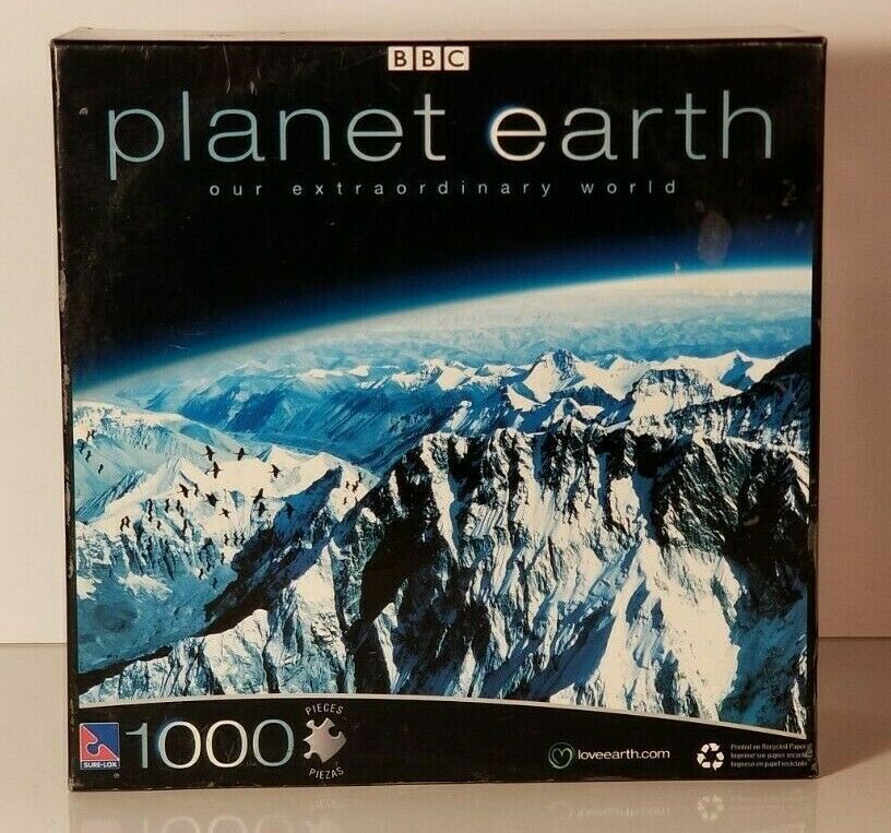 Planet Earth 1000 Pc bbc Mountains Puzzle Unopened 2008 - $14.84