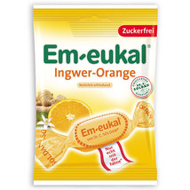 Dr.C.Soldan Em-Eukal Throat Lozenges: Ginger Orange -75g-FREE Shipping - £7.03 GBP