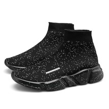 Plus Size Men&#39;s Summer Shoes Couple Fashion Sock Shoe Comfortable Mens Sneakers  - £31.72 GBP