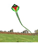 49Ft Large Power Snake Kites For Kids &amp; Adults, With Flying Line Outdoor... - £32.42 GBP