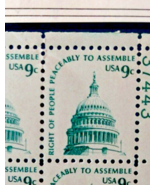 Scott #1591 Right Freedom to Assemble 9 Cents US Postage Stamps - $1.97