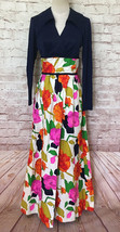 Vintage Julie Miller California Long Sleeve Maxi Dress Women’s 8 - £182.82 GBP