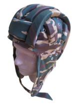 Original Airborne Paratroopers Padded Jump Helmet/Camo Pattern/NEW!FREE ... - £28.04 GBP