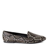 Time and Tru ~ Women&#39;s Size 6W ~ Black ~ Snake ~ Feather Flats ~ Shoes - $30.69 CAD