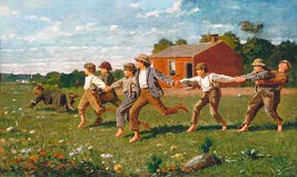 10992.Decoration Poster.Wall Room art.Winslow Homer painting.Snap the whip.Game - £12.74 GBP+