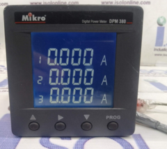 Mikro DPM380 Digital 3-phase Voltage Power Meter V3.1 THD Current - $7,492.22 MXN