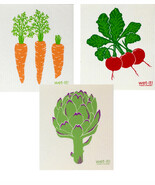 Wet-It! Swedish Treasures Dishcloth &amp; Cleaning Cloth - Set of 3 - Vegeta... - $28.74 CAD