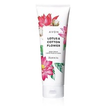 Avon Lotus &amp; Cotton Flower Body Cream (8oz) - New Sealed!!! - £14.78 GBP