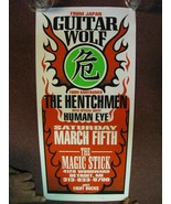 Guitar Wolf Poster The Hentchmen Human Eye Signed - $3,292.52 MXN