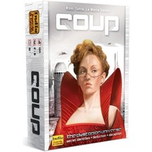 Coup — Fast Bluffing Card Game for 2–6 Players, Ages 14+, 15-Minute Rounds - $14.85