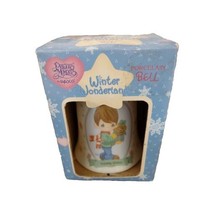 New Precious Moments Winter Wonderland Joyous Holidays Porcelain Bell Or... - $202.51 MXN