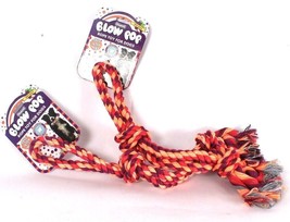 2 Count European Home Design Charms Blow Pop Grape Scent Rope Toy For Dogs - £21.96 GBP