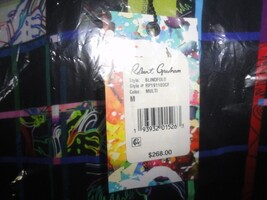 Robert Graham " Blindfold " Colorful Long Sleeve -  Size Medium NWTS image 4
