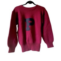 Vintage University of Pennsylvania Varsity Sweater 1950&#39;s Pearson Wool Men&#39;s S/M - £319.74 GBP