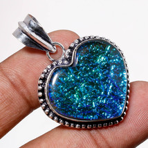 Ammolite Heart Shape Gemstone Handmade Fashion Jewelry Pendant 1.70&quot; SA 9558 - £5.96 GBP