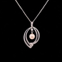 Mikimoto Estate Akoya Pearl Necklace 16&quot; Sterling Silver 6.75 mm M432 - €245,78 EUR