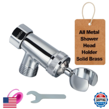 All Metal Brass Adjustable Shower Head Holder for Handheld Shower Arm Br... - $34.97
