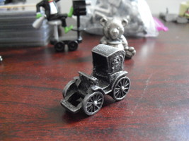 Unique 1994 IR Marked Miniature Pewter Carriage Coach Figurine - $14.85