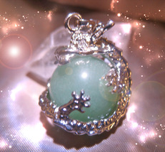 HAUNTED DRAGON NECKLACE JADE TOUCH OF ULTIMATE LUCK  HIGHEST LIGHT MAGIC image 2