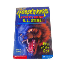 Goosebumps Series 2000 Cry of the Cat R.L. Stine Book Scholastic 1998 Paperback - £4.34 GBP