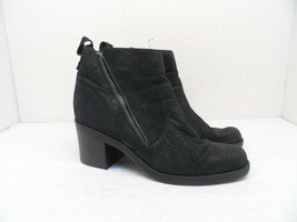 Crown Vintage Women&#39;s Astalema Heeled Side Zip Ankle Bootie Black Size 8.5M - $17.80