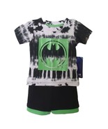 Batman Outfit Matching Short Sleeve Shirt &amp; Shorts Sz 12 Months Boys Tod... - $6.99