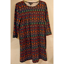 Dress Works Ladies Christmas Reindeer Canes M Novelty Shift Dress NWT Ho... - $7.87