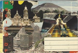 Vintage Mexico DF City of Palaces Picture Postcard Folder - €4,17 EUR