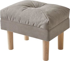 Ymyny 15.75&quot; Small Footstool Ottoman, Footrest With Sponge Padded, Uhbd023G - £33.87 GBP