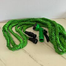 Water Hose 15m (50ft) – Flexible &amp; Expandable (Green) - $180.69 MXN