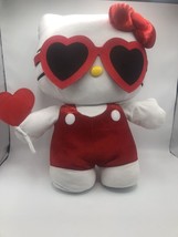 Gemmy Hello Kitty Sanrio Valentine&#39;s Greeter Red Heart Bow Plush Stuffed Doll - £54.47 GBP