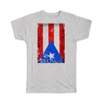 Puerto Rico : Gift T-Shirt Flag Retro Artistic Puerto Rican Expat Country - £19.65 GBP