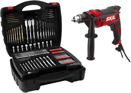 1/2-In Corded Hammer Drill with 100Pcs Drill Bit Set  - $174.05