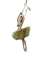 Midwest CBK Gold and Tuller Ballerina  Christmas Ornament Pirouette 6.5 inch nwt - £9.92 GBP