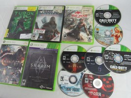 Xbox 360 lot Video Games shooter Call of Duty Gears Grand Theft Diablo S... - £25.34 GBP