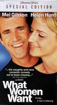 What Women Want [VHS 2001] 2000 movie starring Mel Gibson &amp; Helen Hunt - £0.90 GBP
