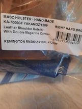Fits Remington RM380 380 ACP 2.9”BBL Horizontal Leather Shoulder Holster #1209#R image 11
